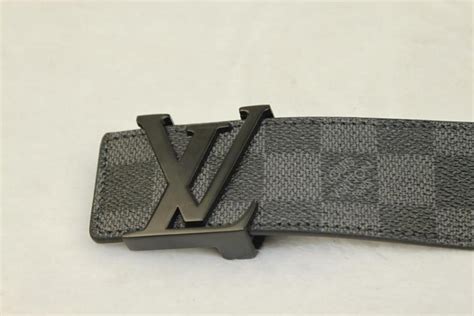 black and grey lv belt|louis vuitton black checkered belt.